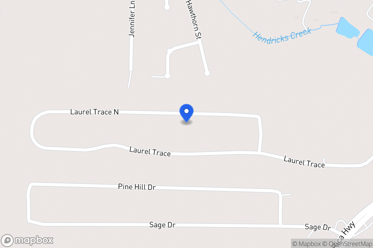 Map of 126 N Laurel Trce