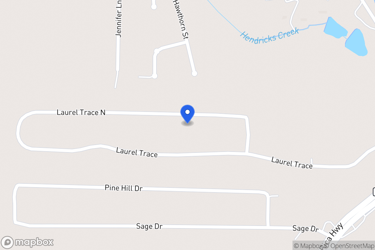 Map of 110 N Laurel Trce