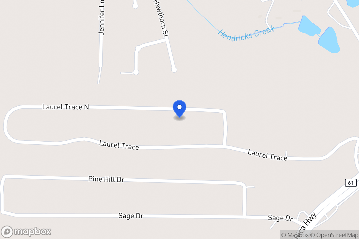 Map of 96 N Laurel Trce