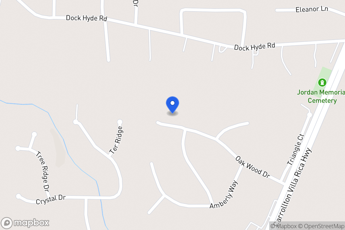 Map of 141 Oak Wood Dr