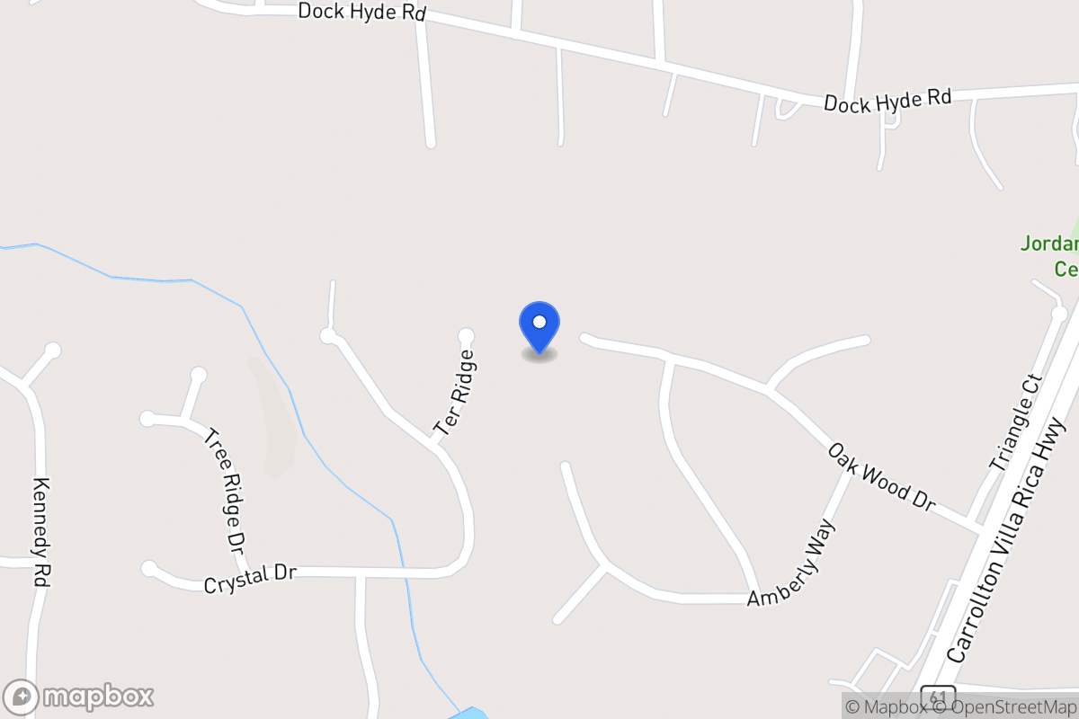 Map of 160 Oak Wood Dr