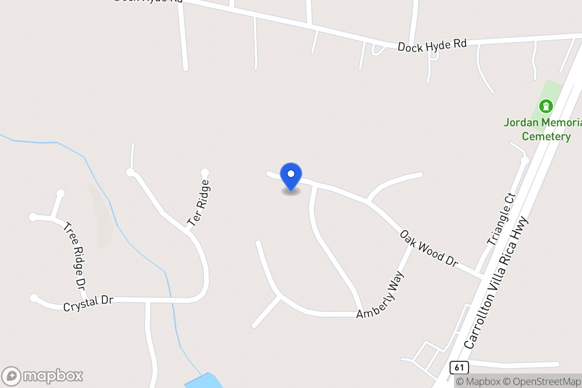 Map of 140 Oak Wood Dr