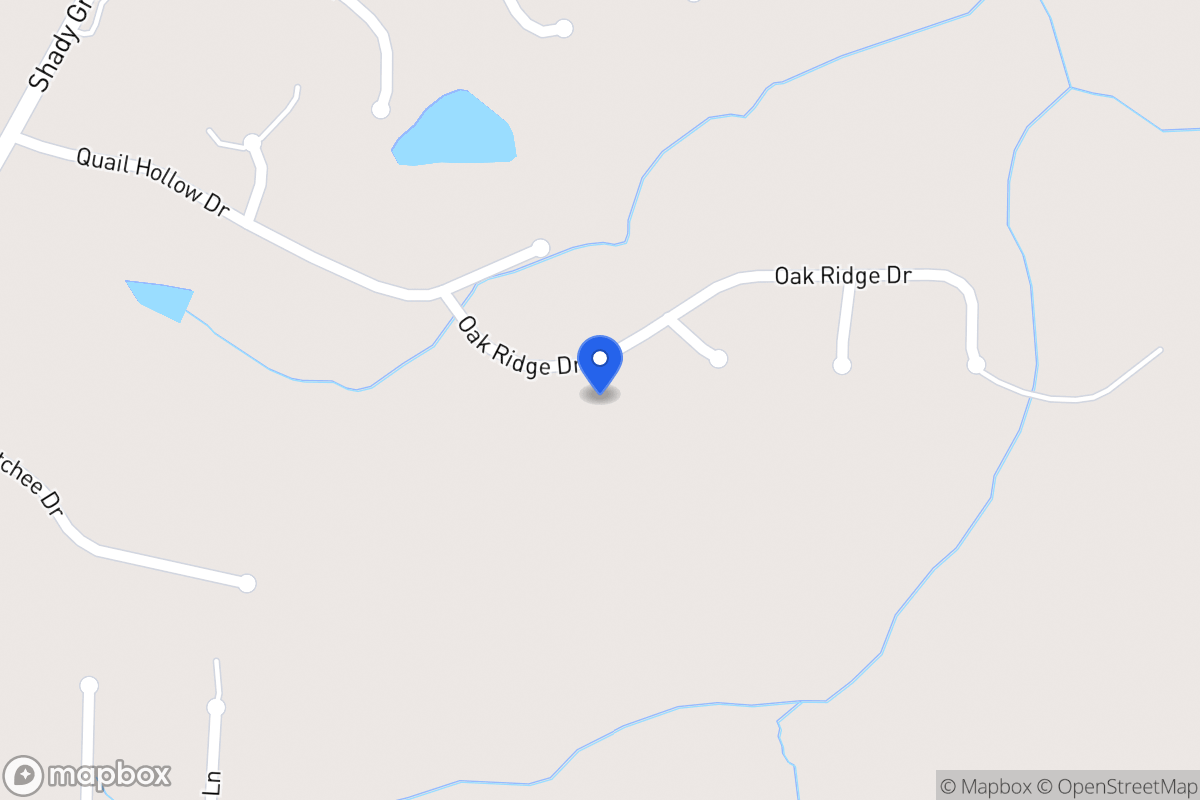 Map of 43 Oak Ridge Dr