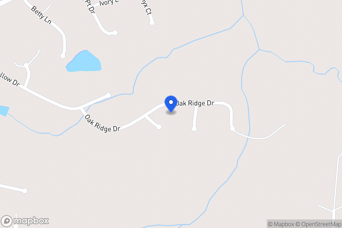 Map of 107 Oak Ridge Dr