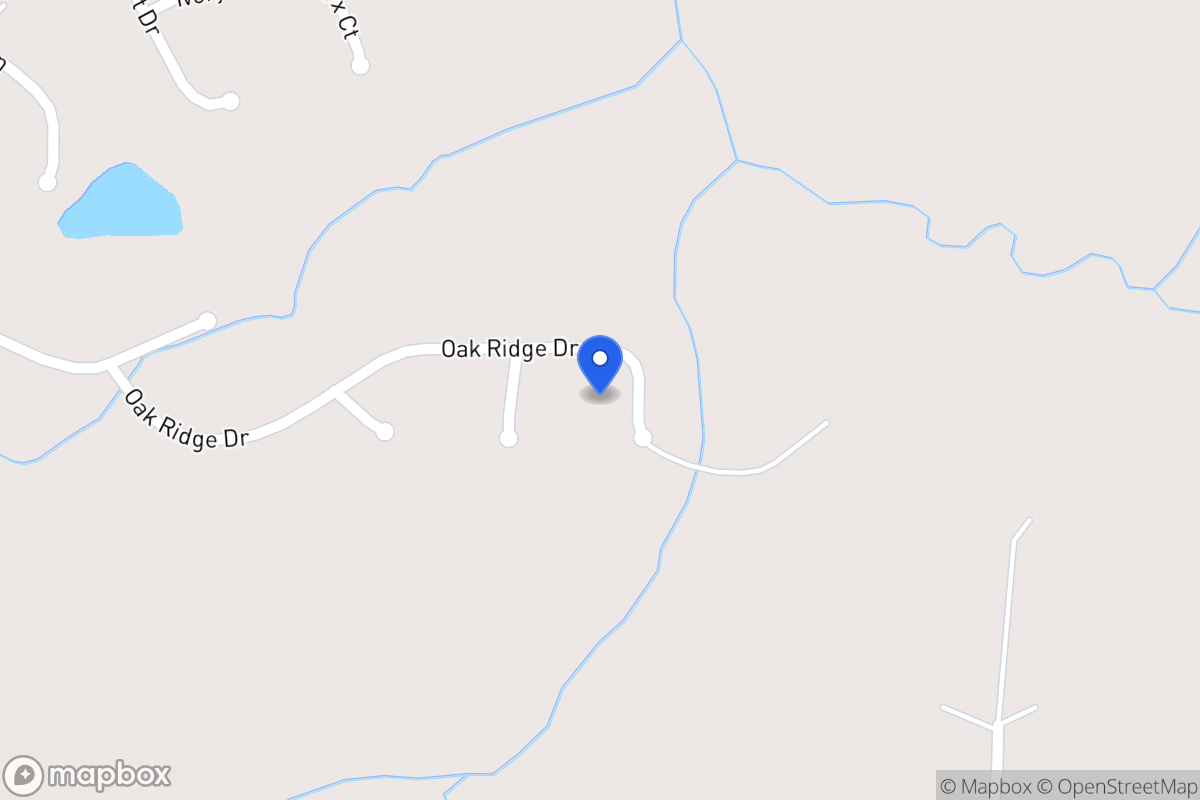 Map of 201 Oak Ridge Dr