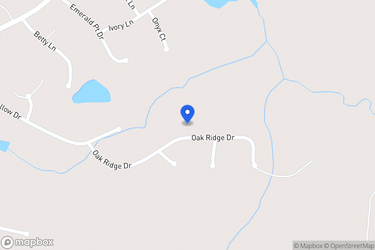 Map of 110 Oak Ridge Dr