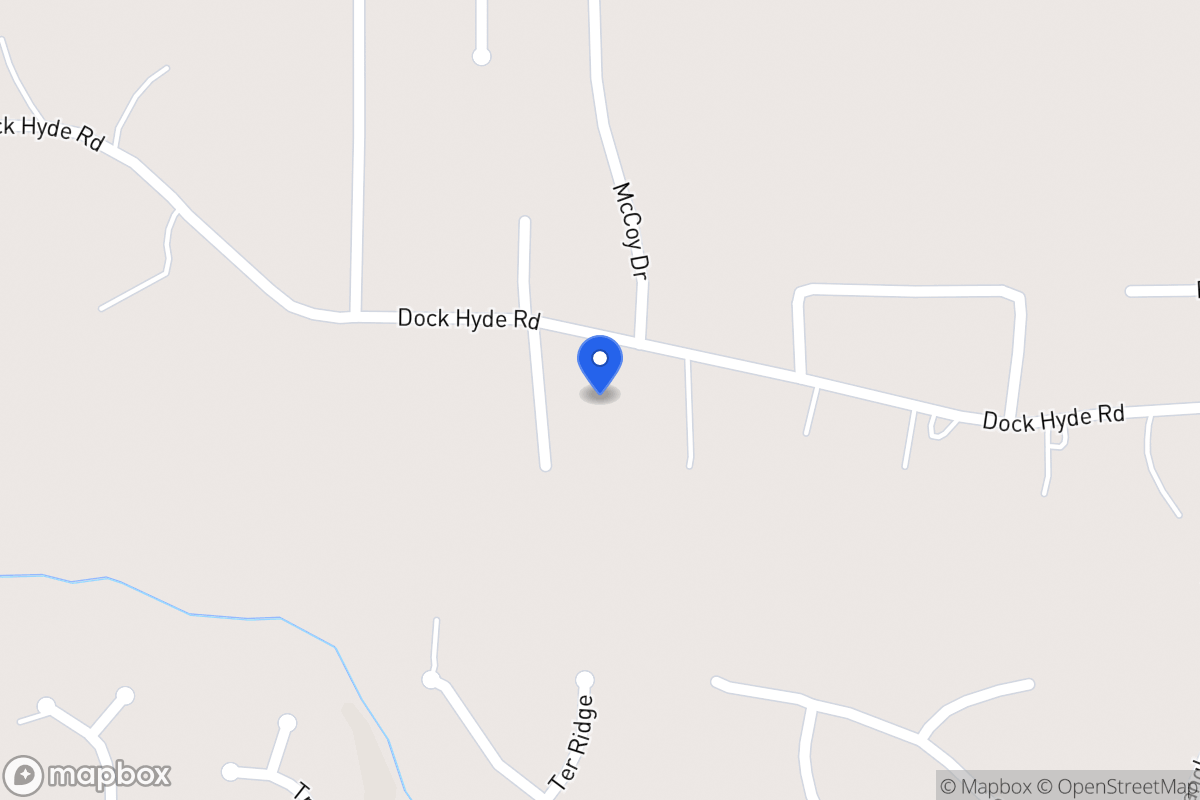 Map of 260 Dock Hyde Rd
