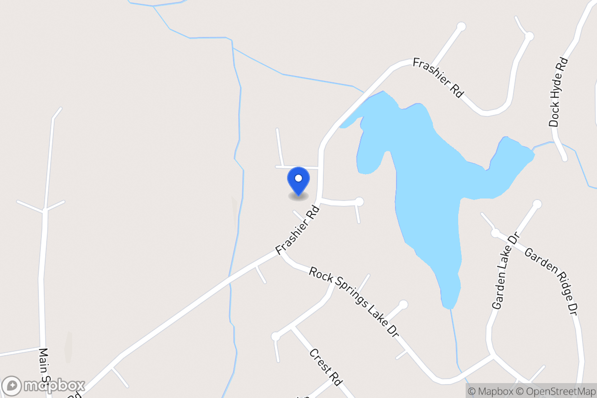 Map of 910 Frashier Rd