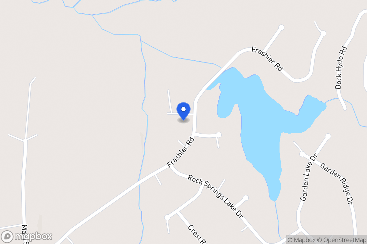 Map of 926 Frashier Rd