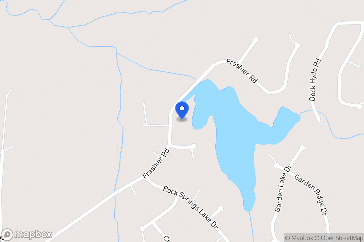 Map of 943 Frashier Rd