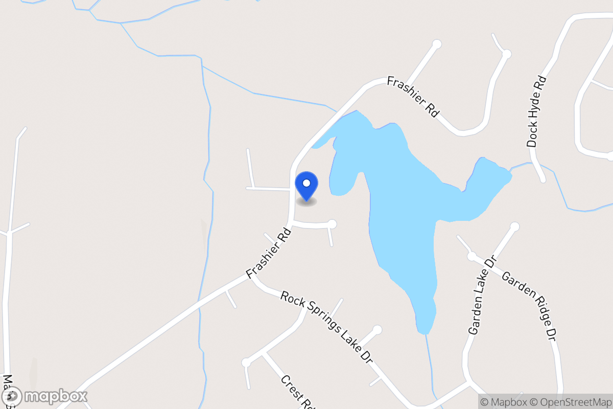 Map of 927 Frashier Rd