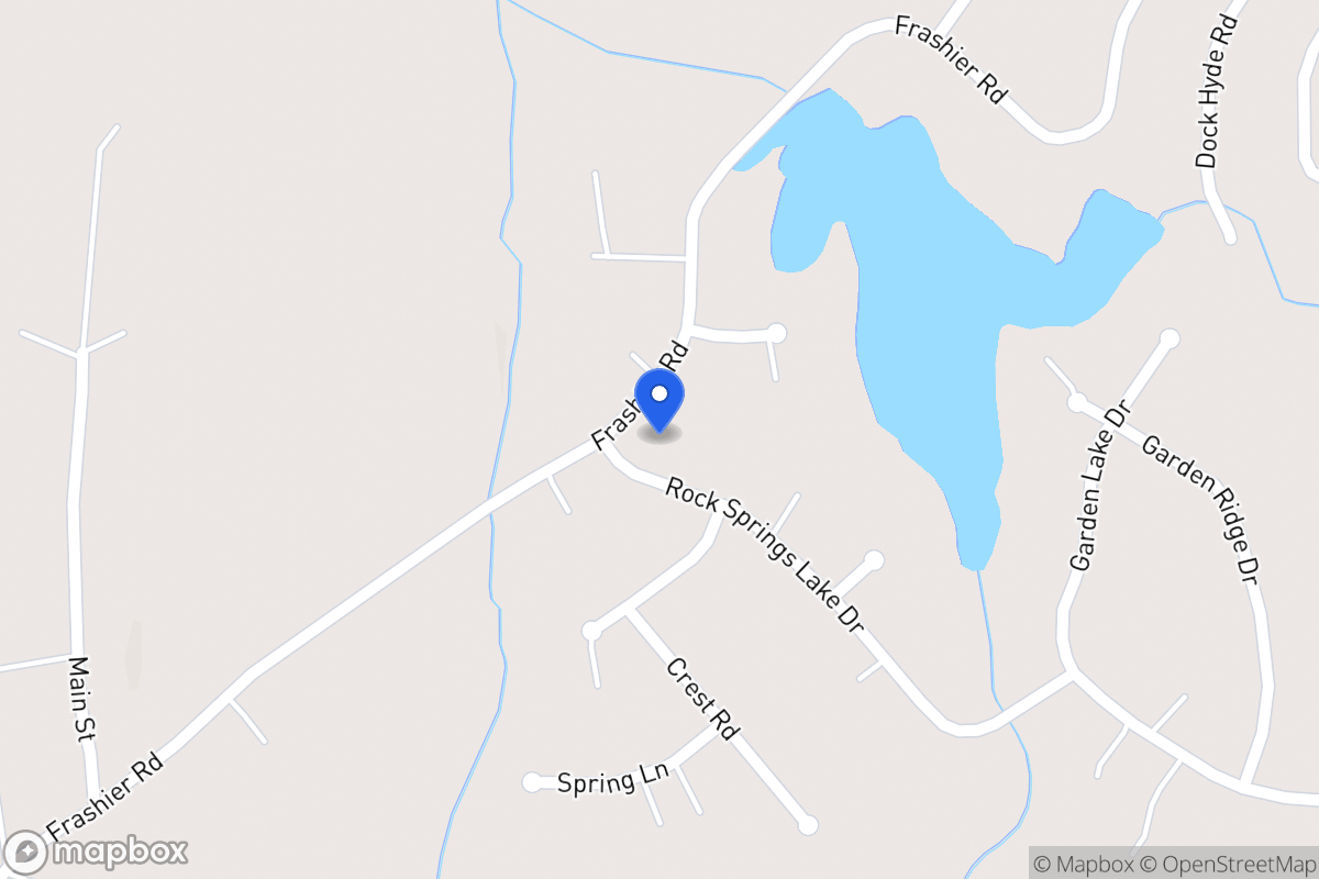 Map of 16 Rock Springs Lake Dr