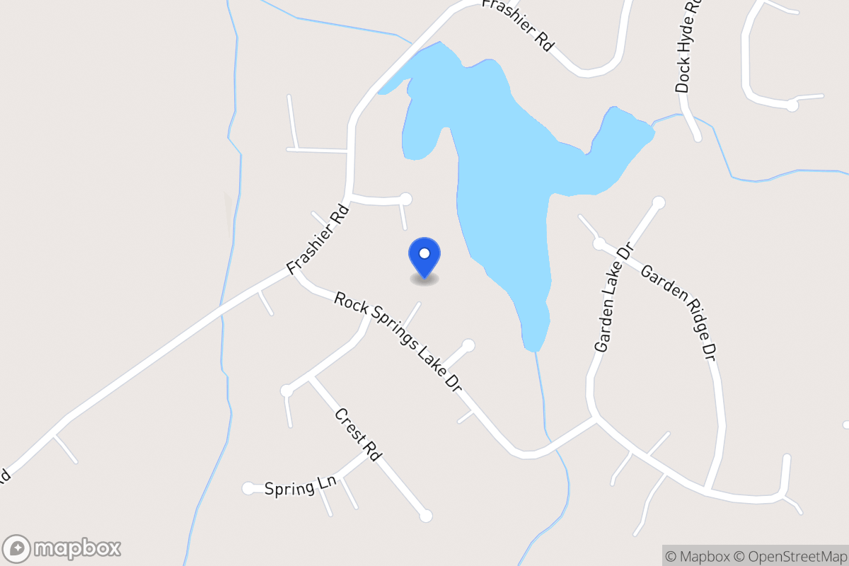 Map of 48 Rock Springs Lake Dr