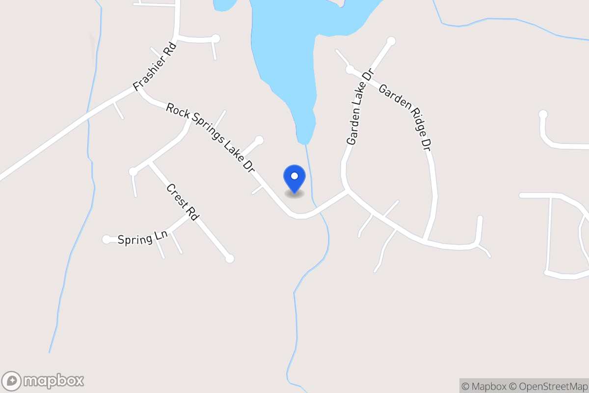 Map of 132 Rock Springs Lake Dr