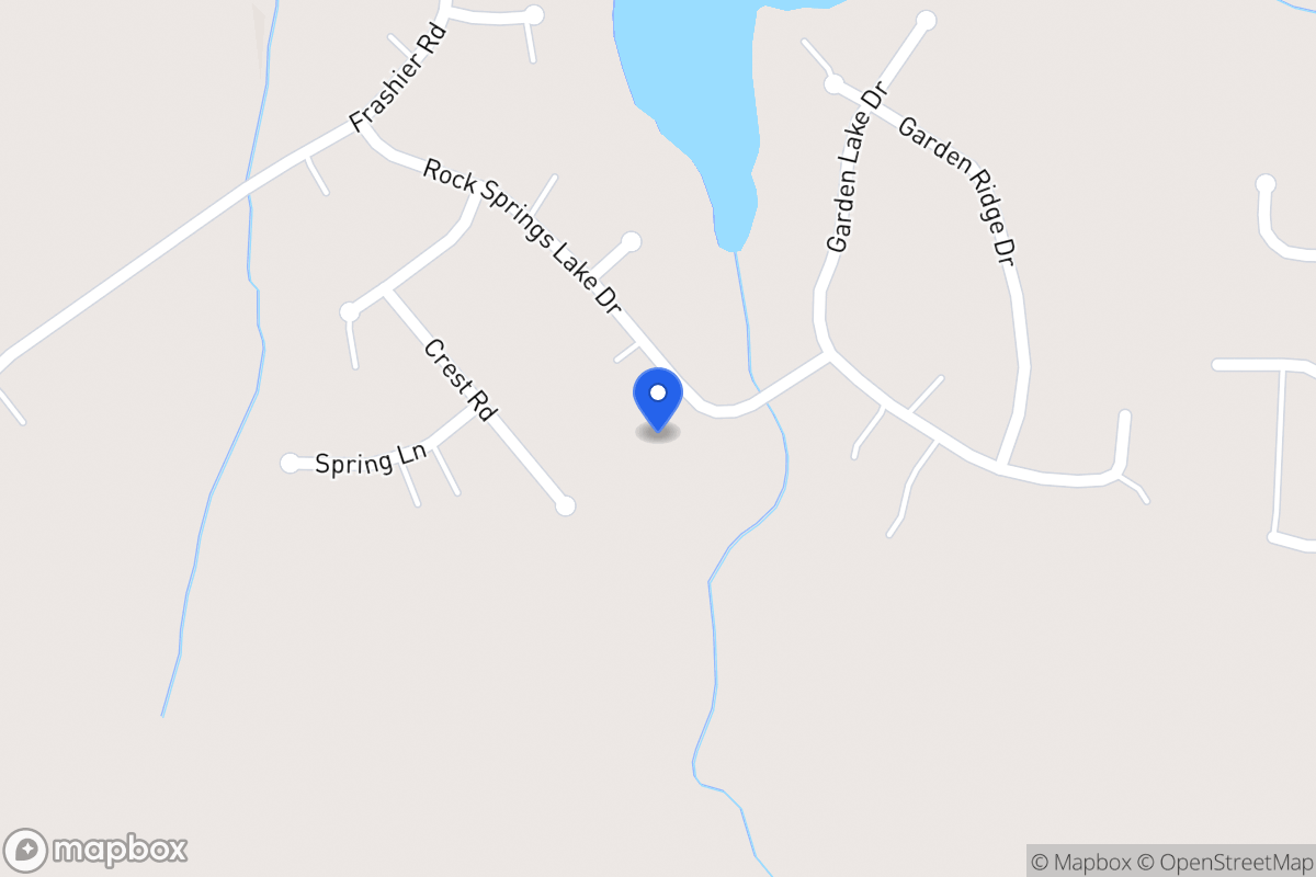 Map of 135 Rock Springs Lake Dr