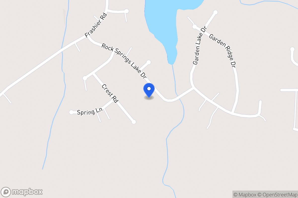 Map of 125 Rock Springs Lake Dr