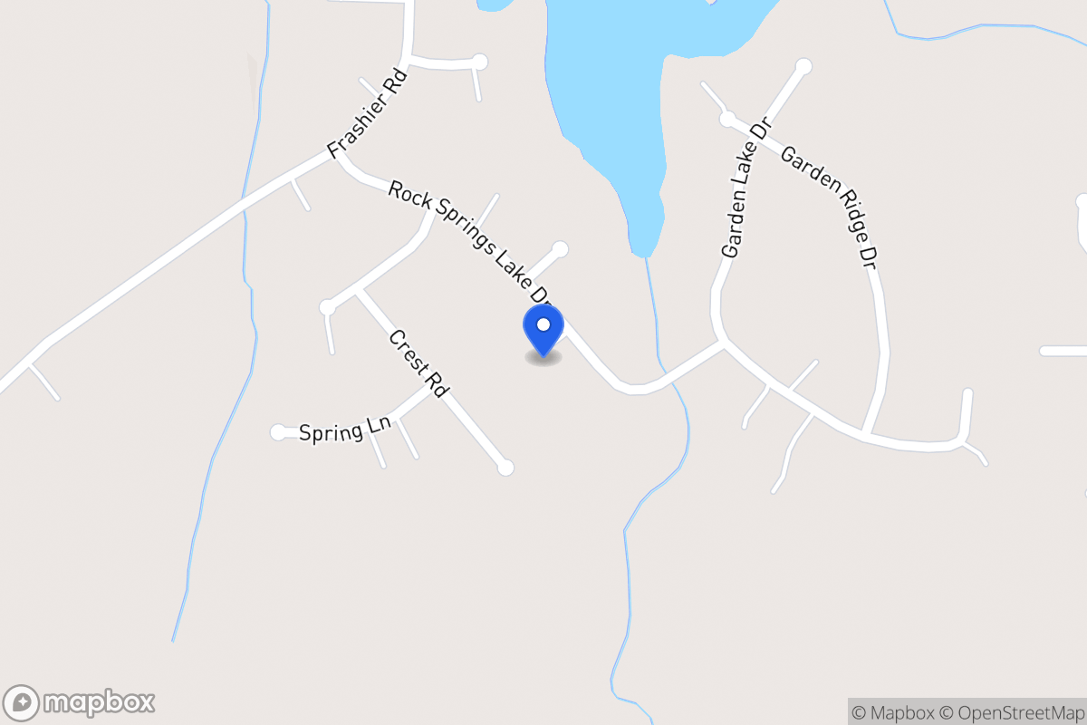 Map of 113 Rock Springs Lake Dr