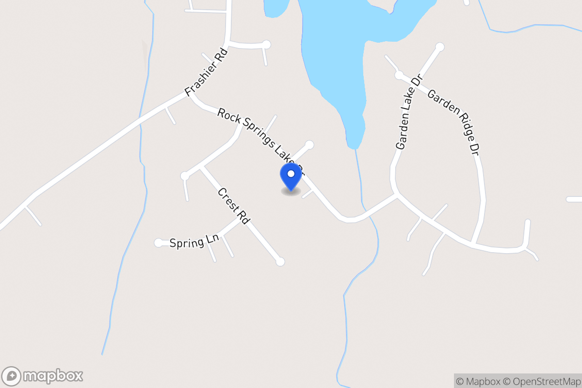 Map of 99 Rock Springs Lake Dr