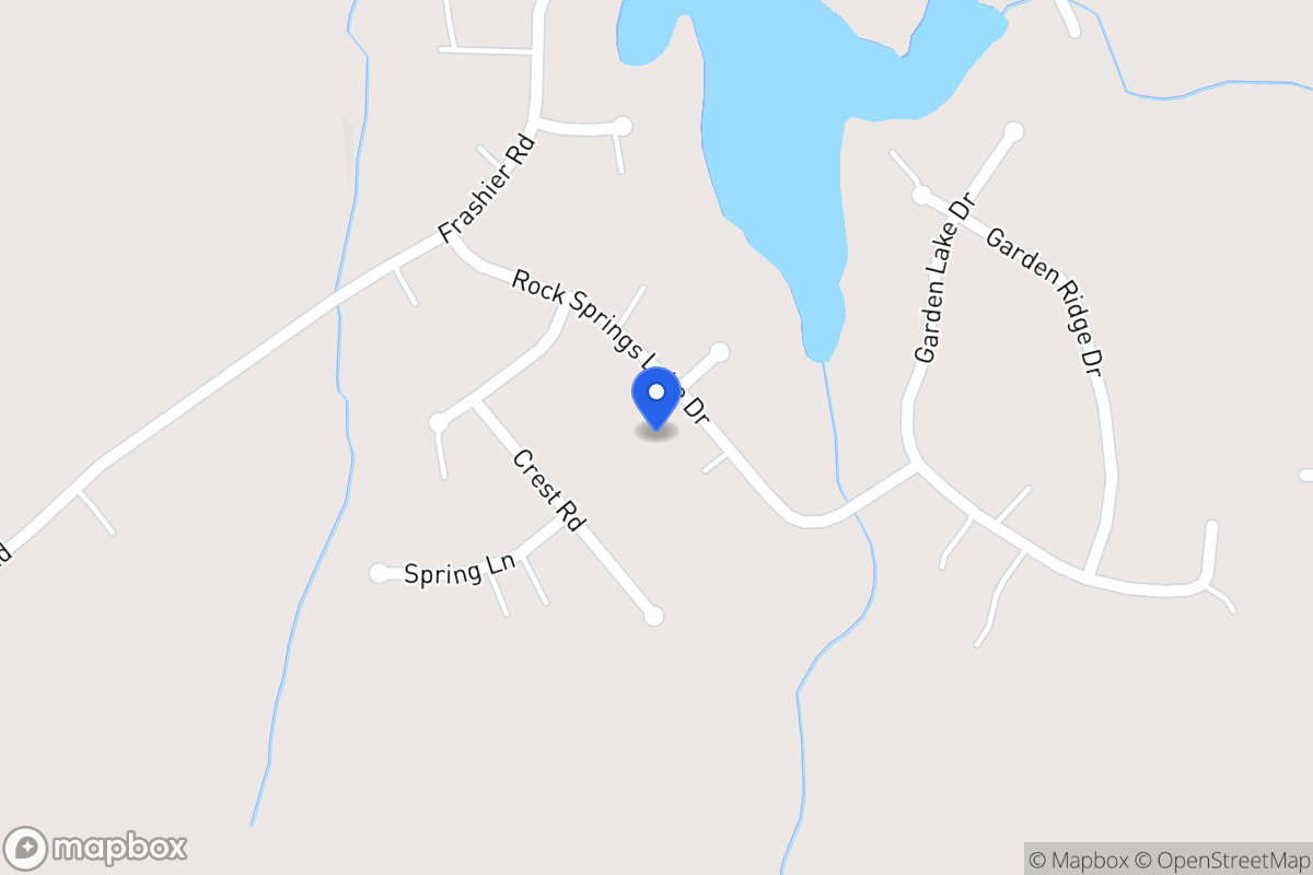 Map of 87 Rock Springs Lake Dr