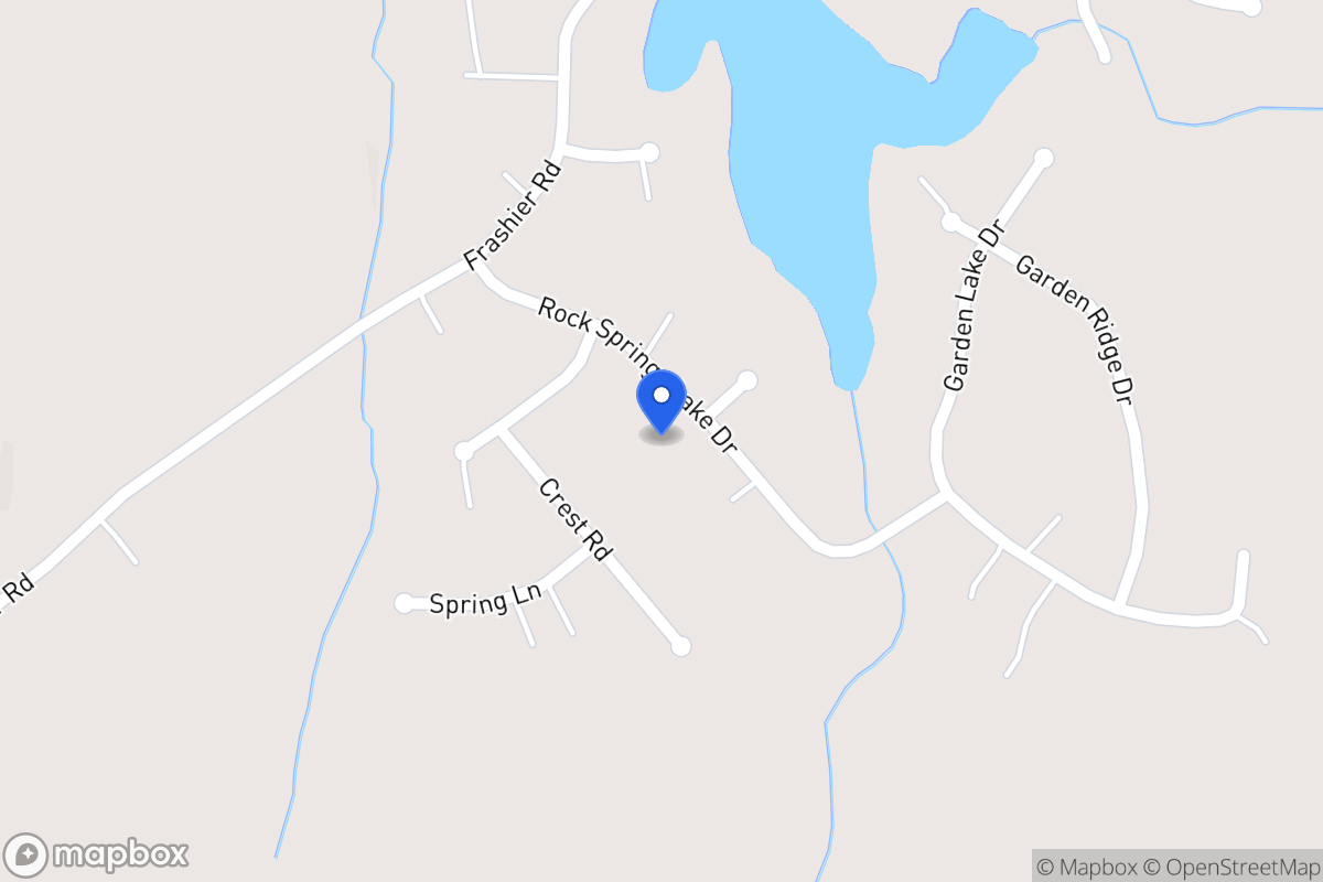 Map of 77 Rock Springs Lake Dr