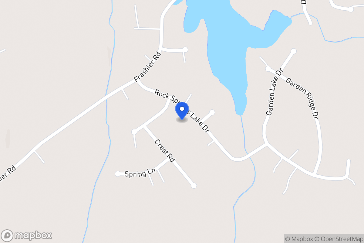 Map of 67 Rock Springs Lake Dr