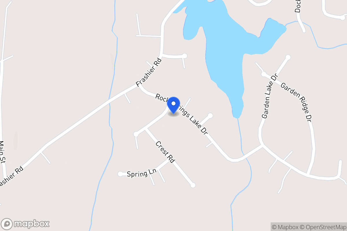 Map of 53 Rock Springs Lake Dr