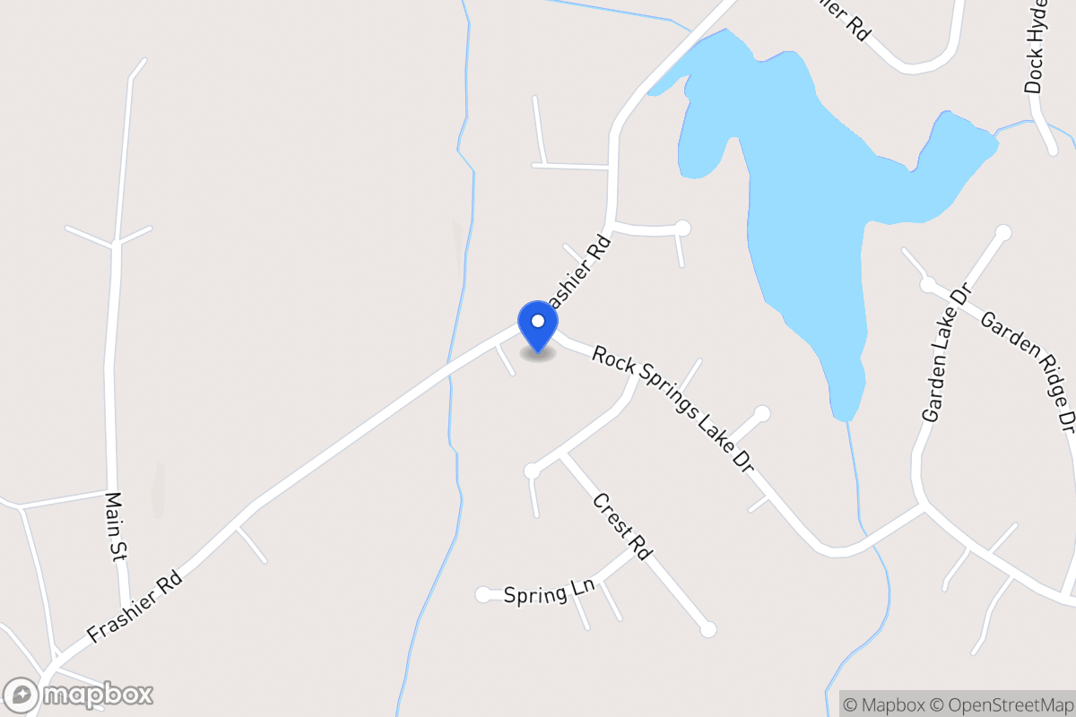 Map of 11 Rock Springs Lake Dr