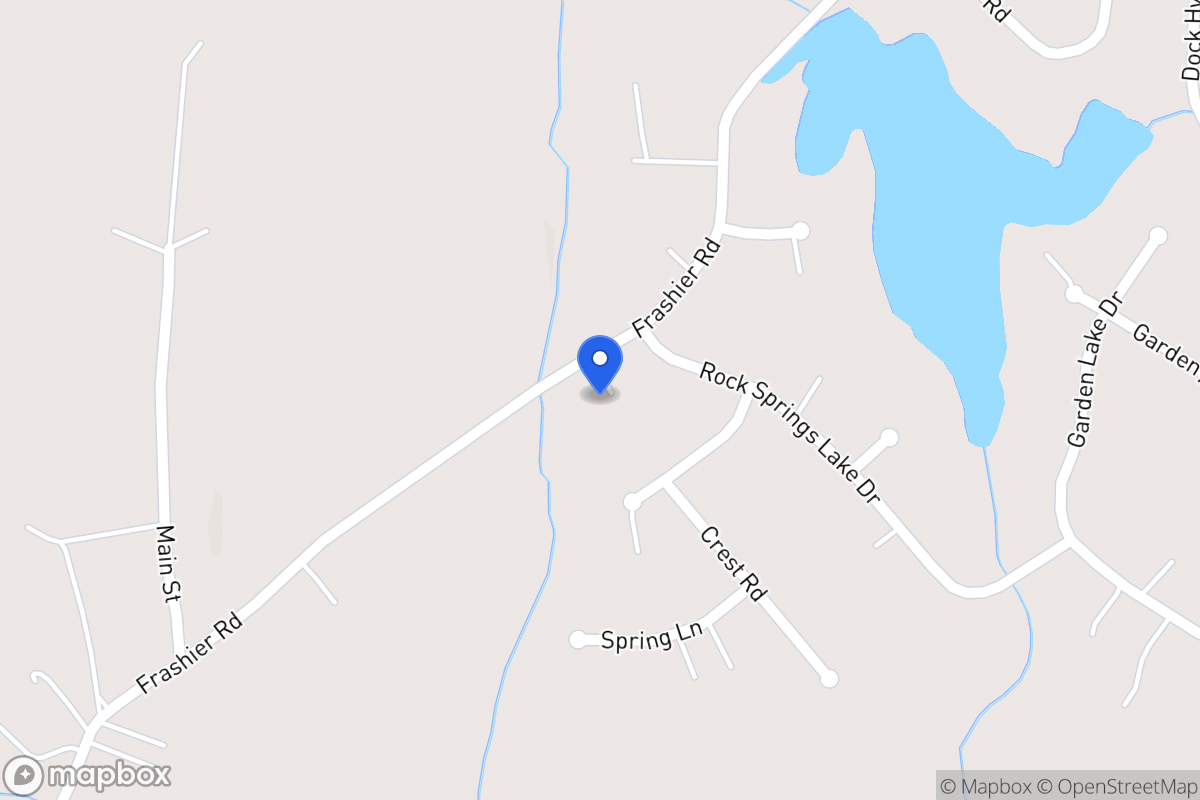 Map of 849 Frashier Rd