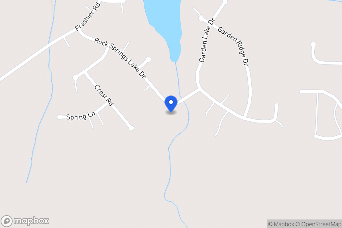 Map of 145 Rock Springs Lake Dr