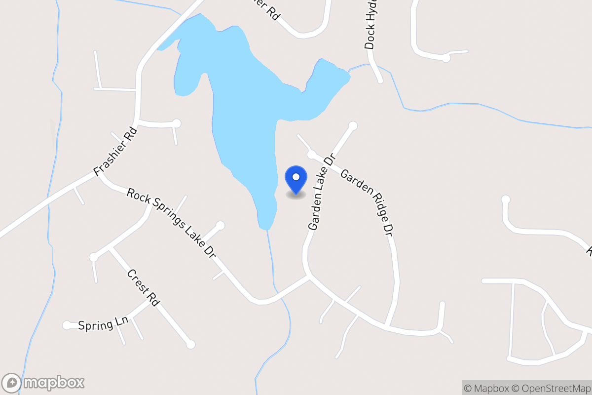 Map of 170 Garden Lake Dr