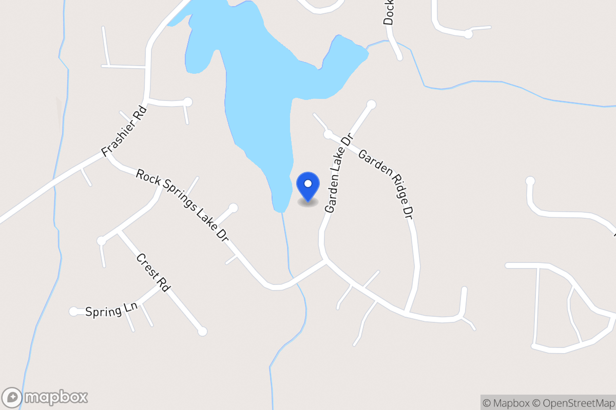 Map of 160 Garden Lake Dr
