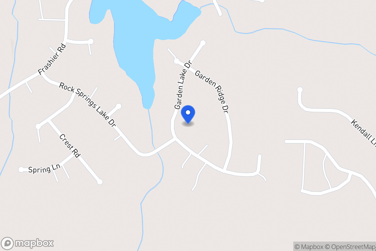 Map of 135 Garden Lake Dr