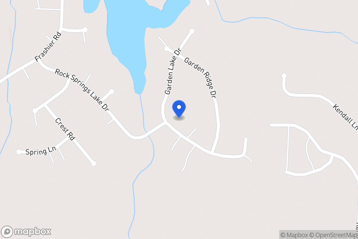 Map of 119 Garden Lake Dr