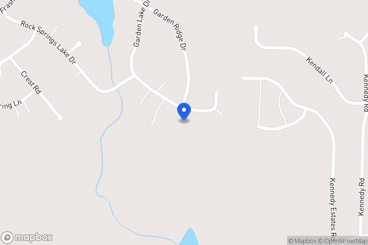 Map of 62 Garden Lake Dr