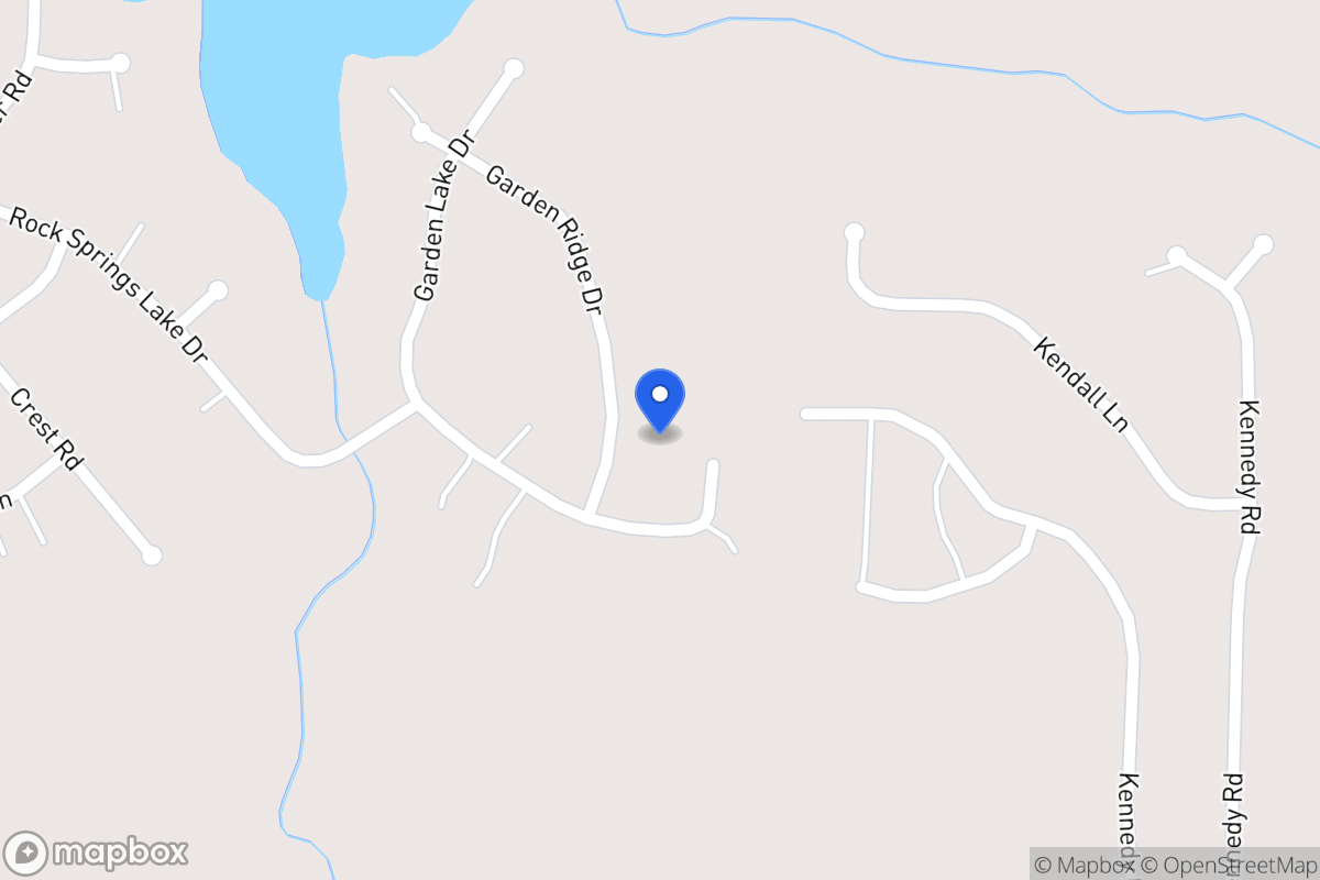 Map of 25 Garden Ridge Dr