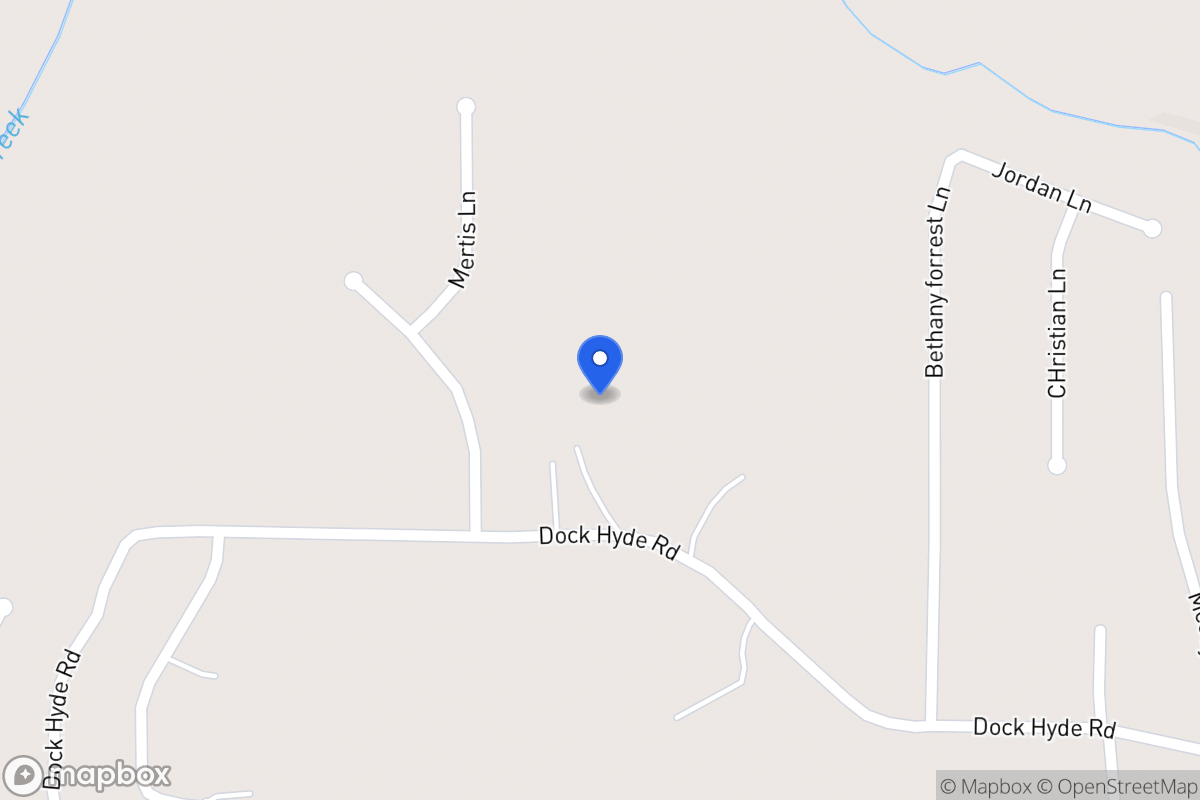 Map of 455 Dock Hyde Rd