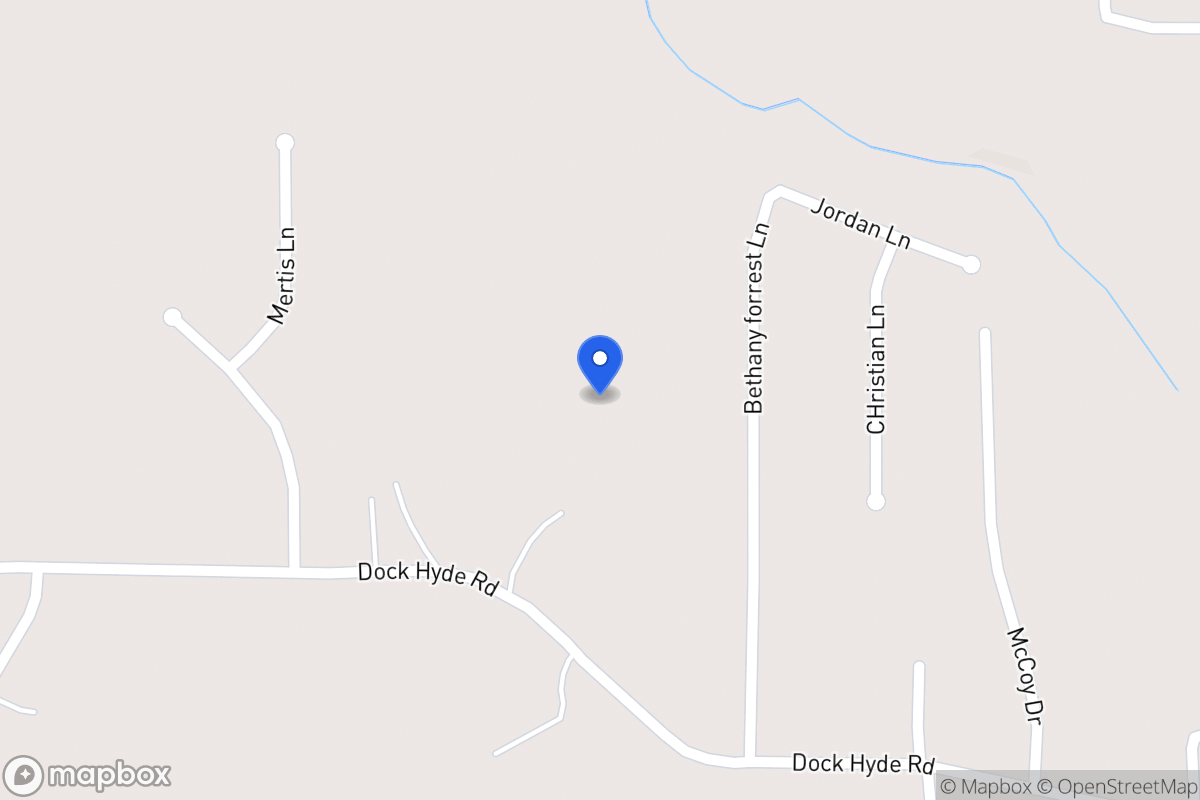 Map of 433 Dock Hyde Rd
