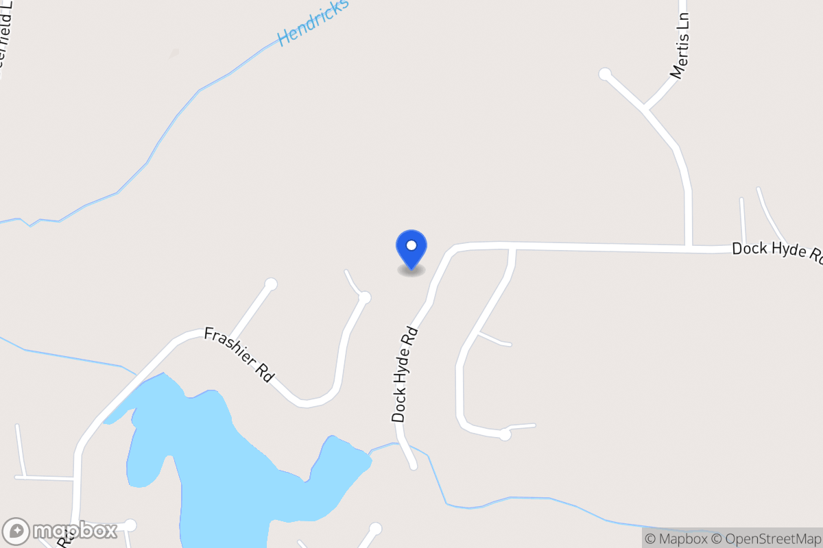 Map of 1043 Frashier Rd
