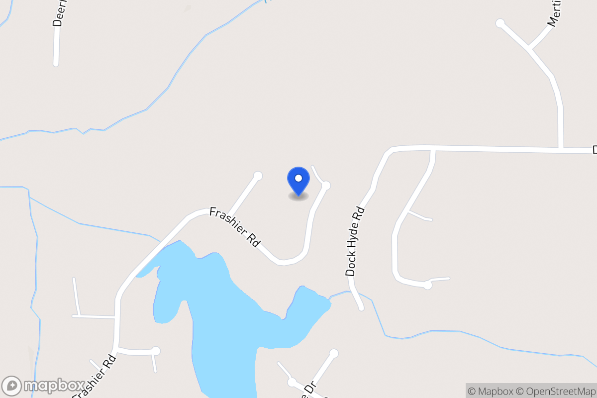 Map of 1032 Frashier Rd