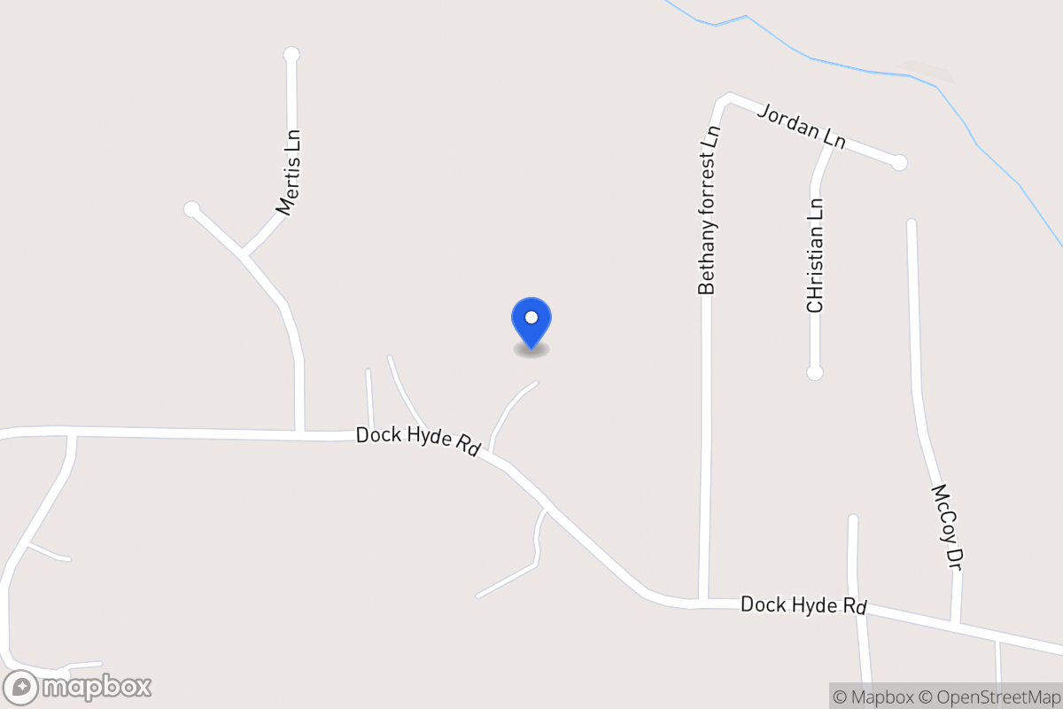Map of 425 Dock Hyde Rd