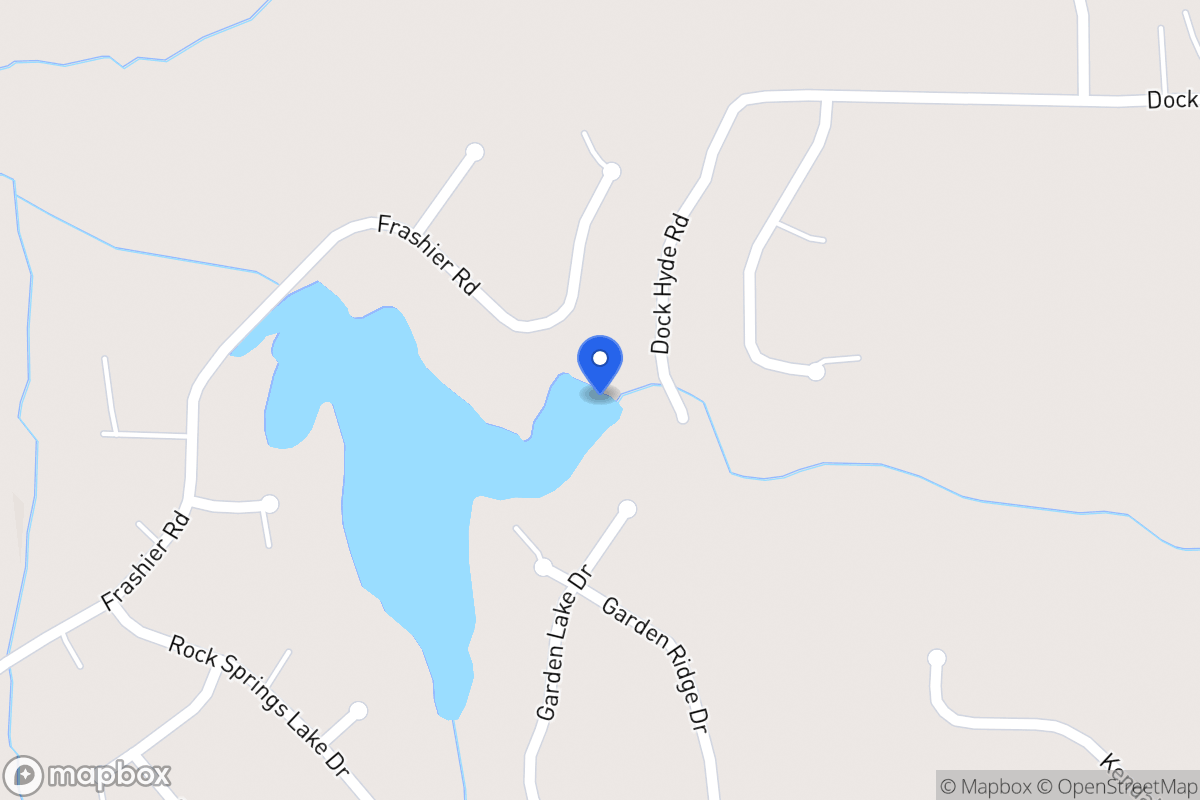 Map of Garden Lake Dr