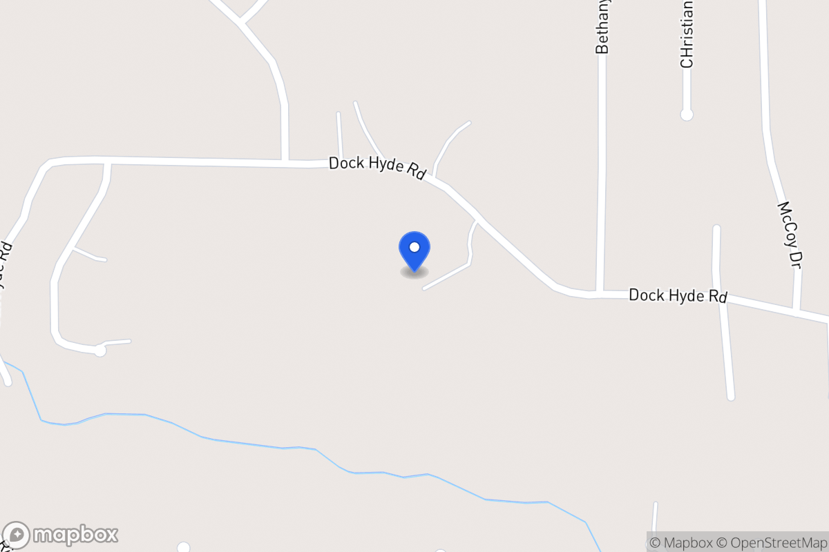 Map of 410 Dock Hyde Rd