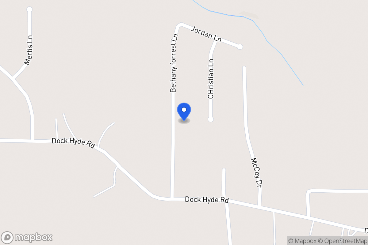 Map of 129 Bethany Forrest Ln