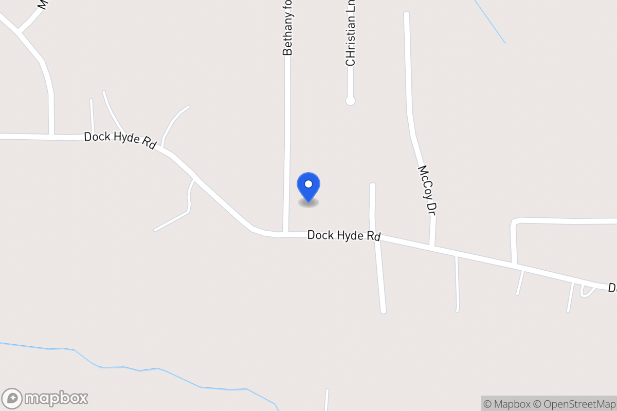 Map of 105 Bethany Forrest Ln