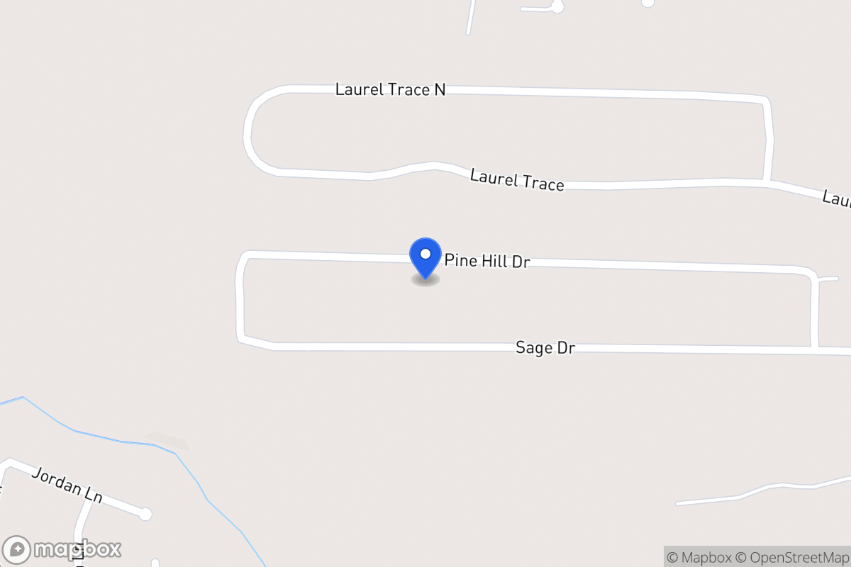 Map of Pine Hill Ct