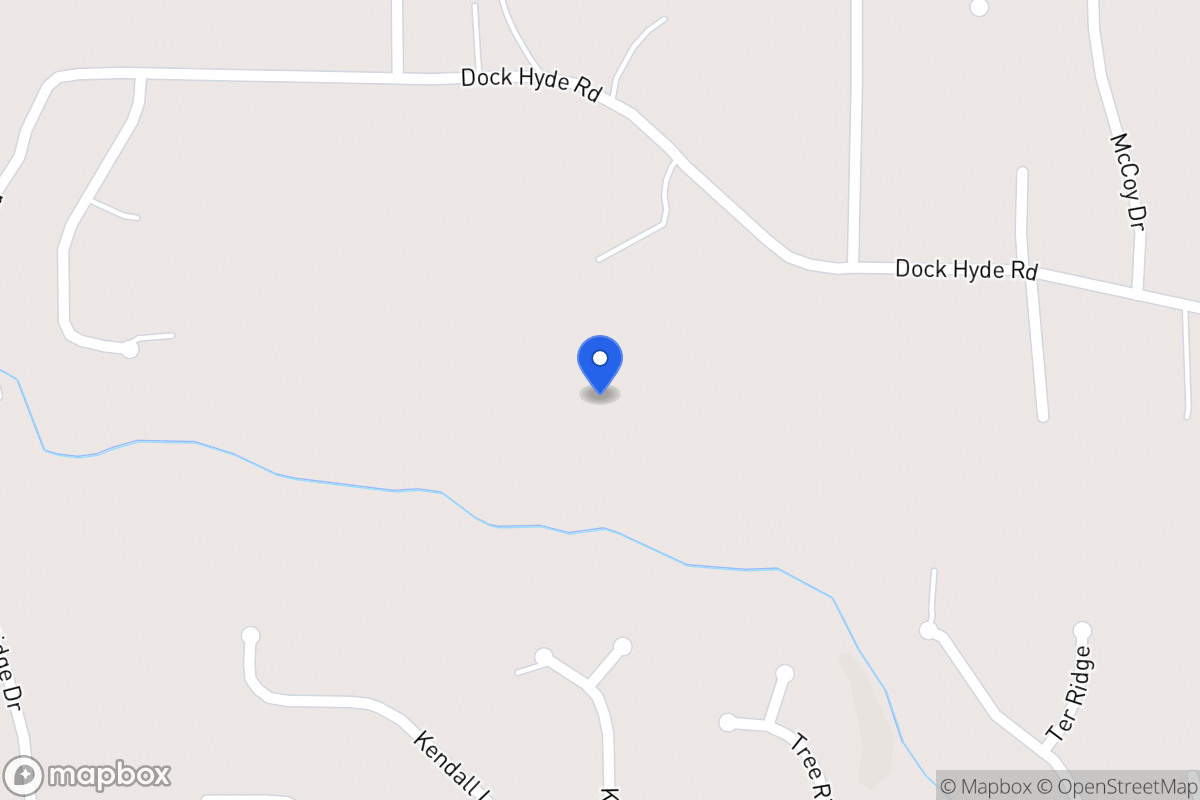 Map of 406 Dock Hyde Rd