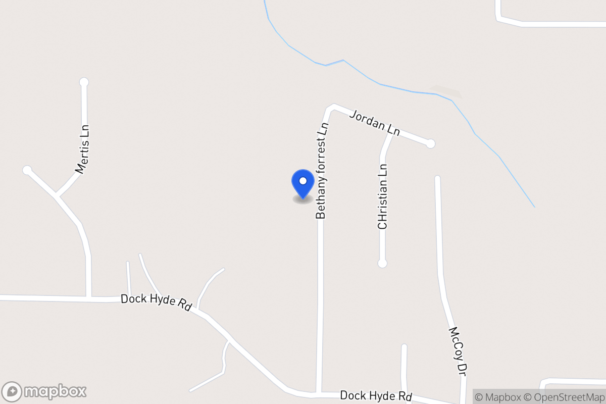Map of 142 Bethany Forrest Ln