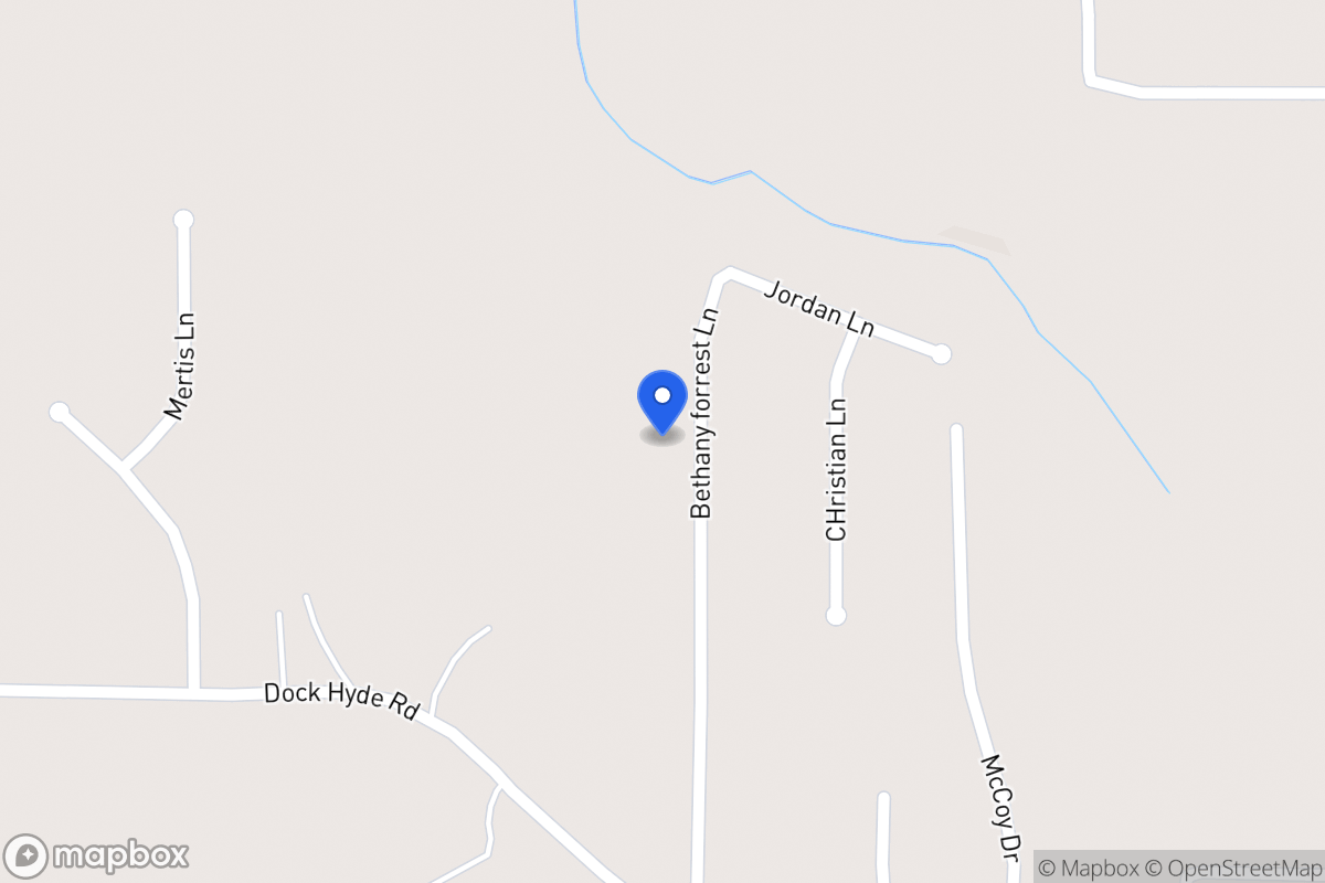 Map of 146 Bethany Forrest Ln