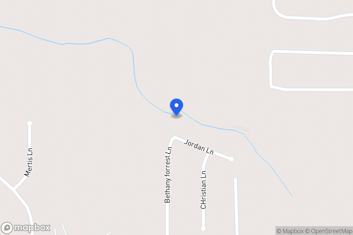 Map of 170 Bethany Forrest Ln