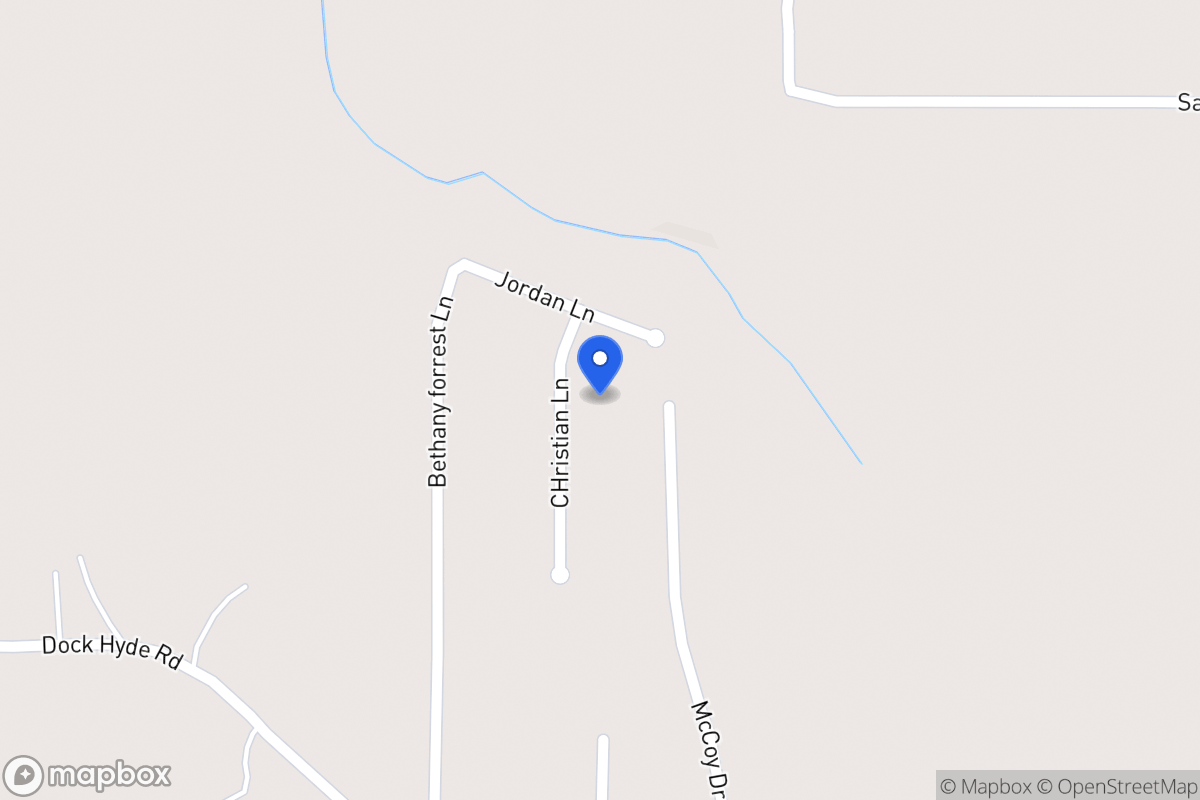 Map of 308 Christian Ln